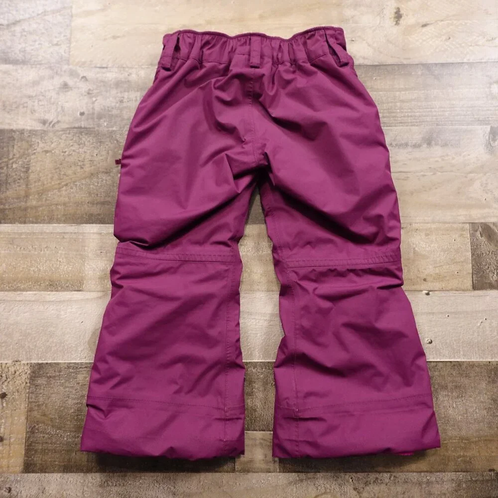 The North Face HyVent Snow Pants‎ Girls XXS (5) Purple Insulated Winter Ski